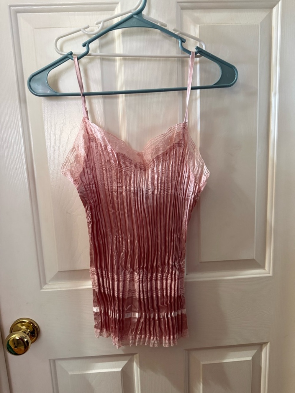 Apt. 9 Rose Pink Satin Lace Cami S